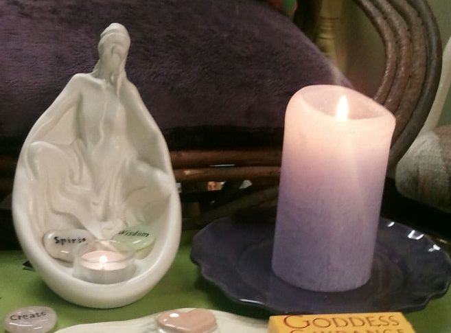 Goddess candle